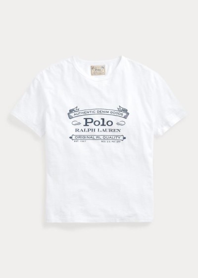 Men's Polo Ralph Lauren Classic Fit Graphic T Shirts | 456729JGE